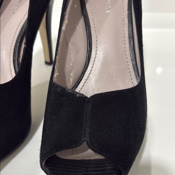 Nine West Black Peep Toe Heels - Picture 5 of 13